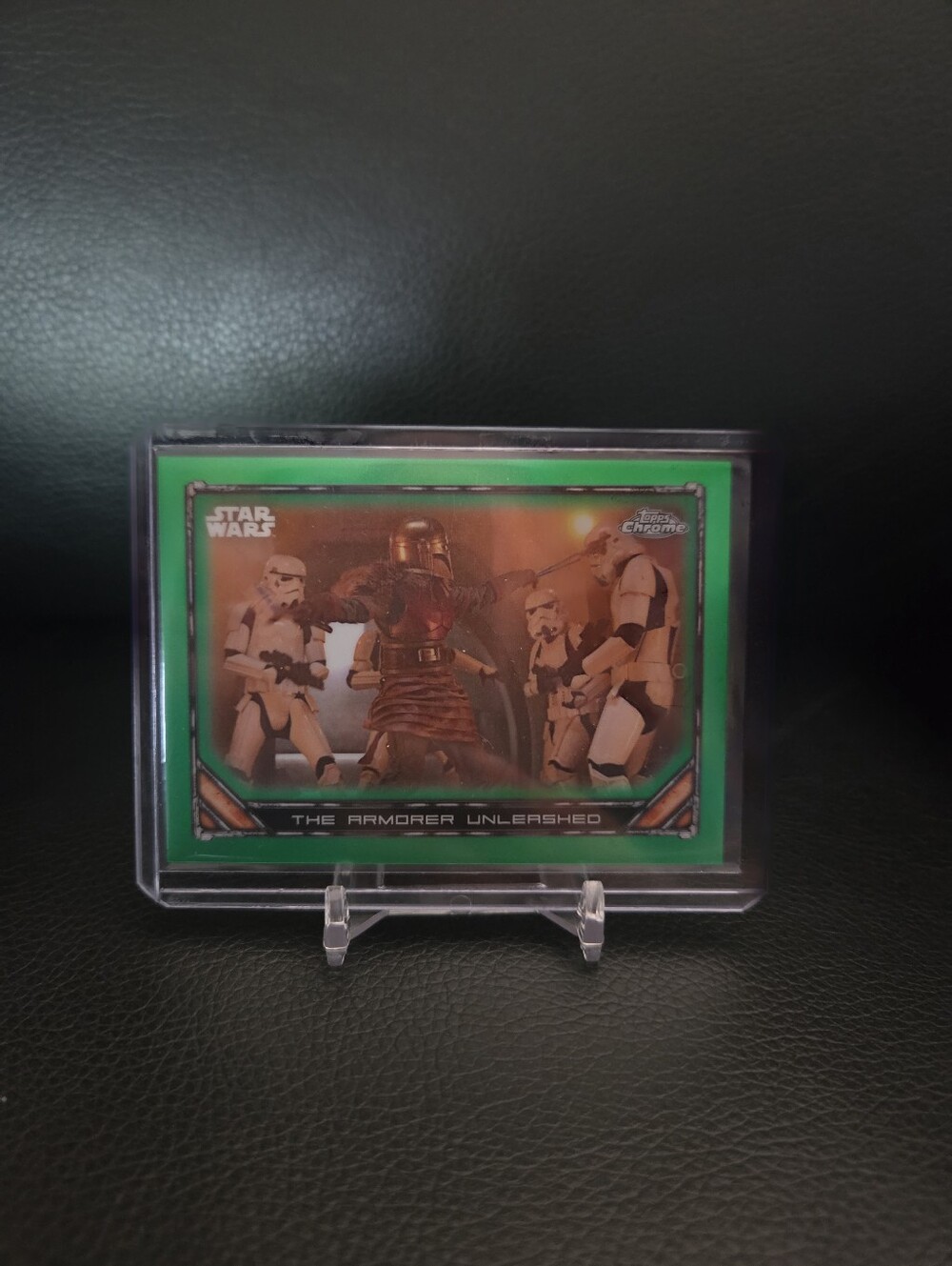 2022 Topps Chrome Star Wars The Mandalorian The Armorer Numbered Trading Card